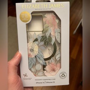 Brand new Elizabeth James iPhone 14 or iPhone 13 mag safe compatible phone case.